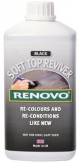 Fabric Soft Top Reviver Black 500ml - Renovo